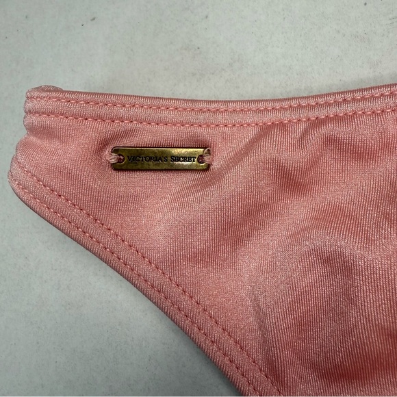 Victoria’s Secret Pink Bandeau Bikini Set – 34D Top / Medium Bottoms - Picture 4 of 7